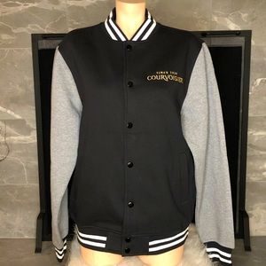 Courvoisier Sport-Tek varsity sweatshirt jacket S